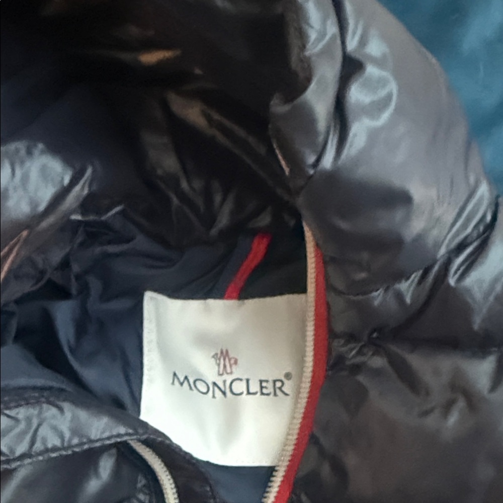 Moncler Shiny Black Puffer Jacket